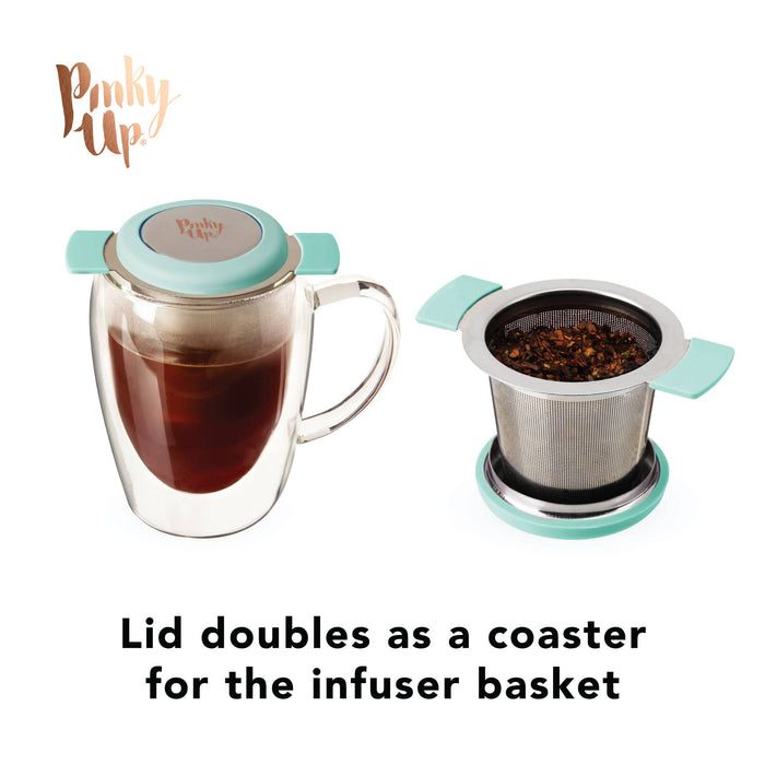 Double Winged Universal Loose Leaf Tea Infuser w/ Lid