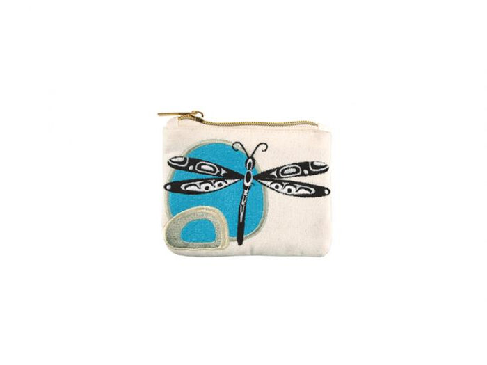 Dragonfly Embroidered Pouch