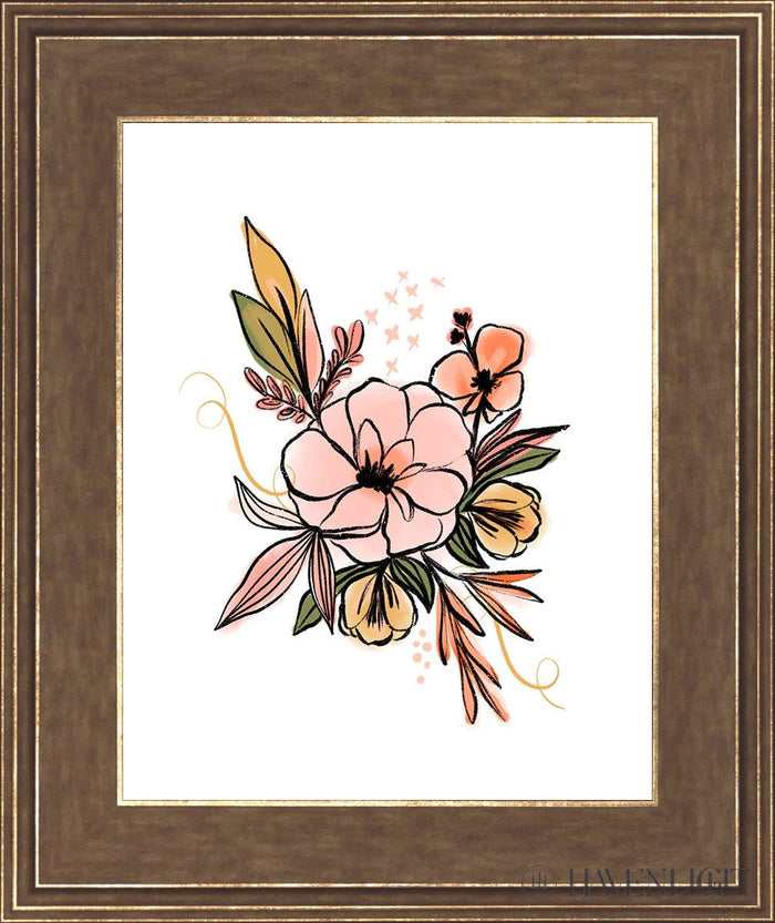 Efflorescence Open Edition Print / 11 X 14 Gold 15 3/4 18 Art