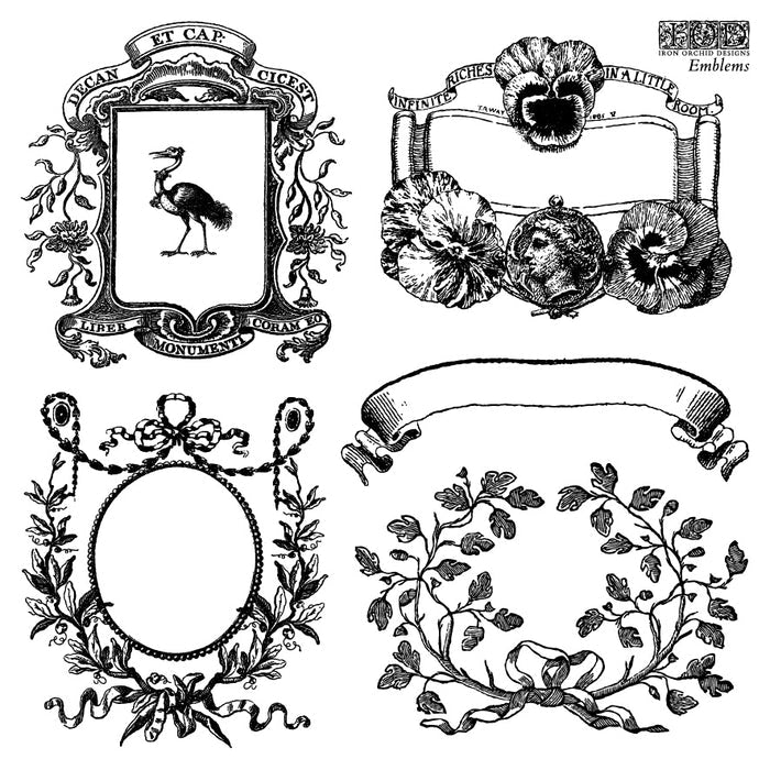 Emblems 12×12 Decor Stamp™
