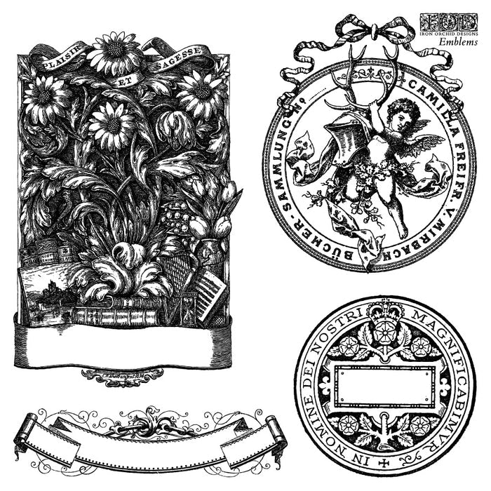 Emblems 12×12 Decor Stamp™