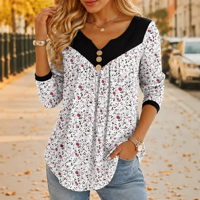 White floral / S