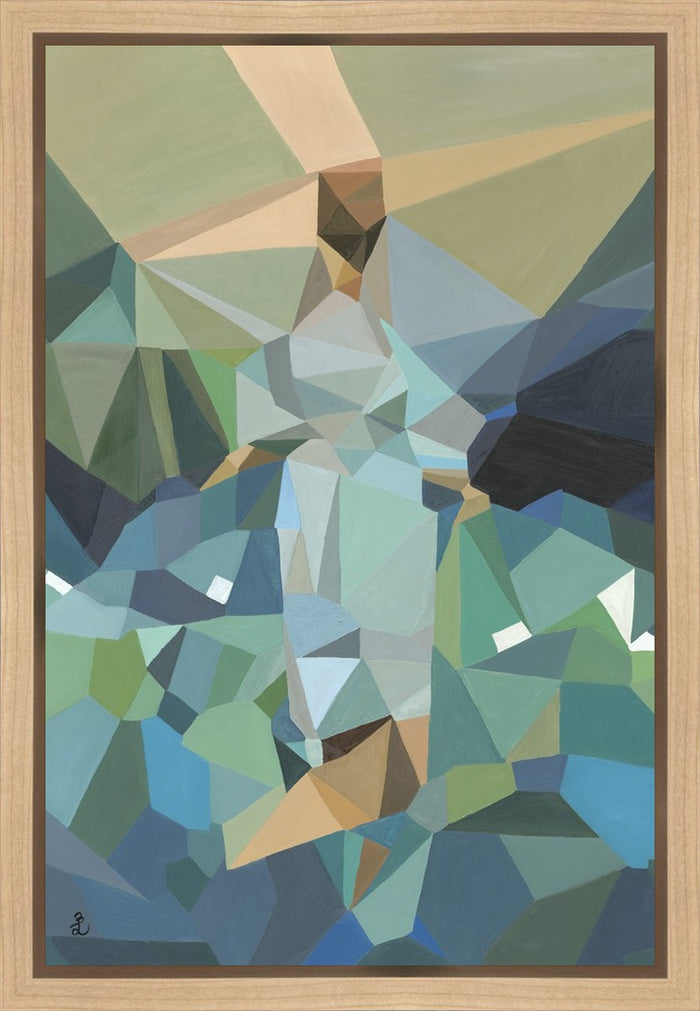 Gallery Wrapped Canvas / 12 X 18 / Maple Wood Float Frame
