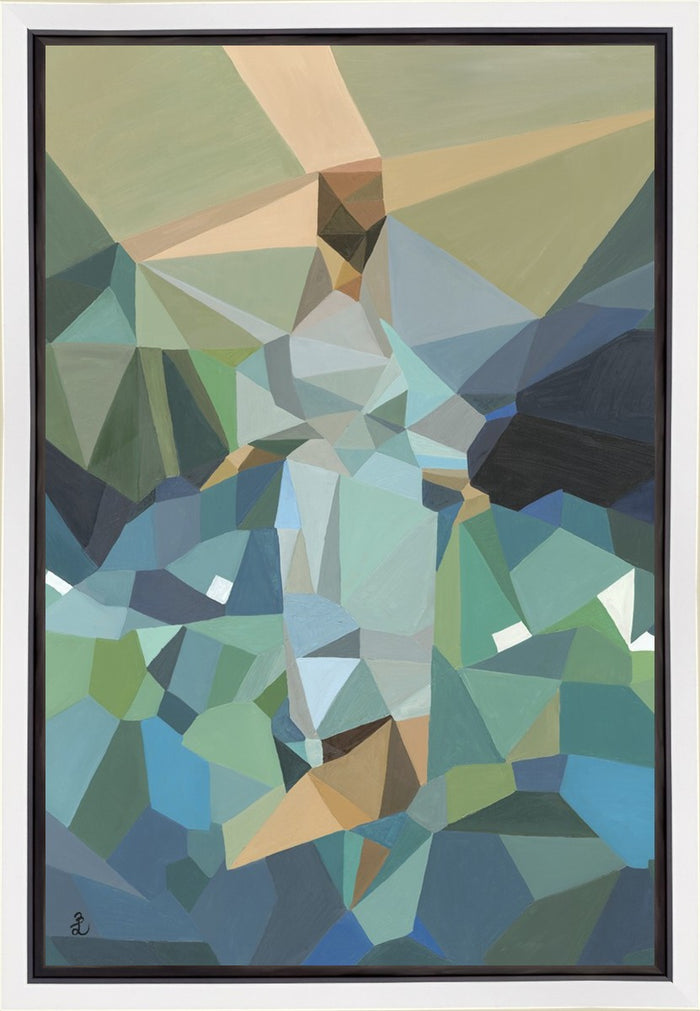 Gallery Wrapped Canvas / 12 X 18 / White Float Frame