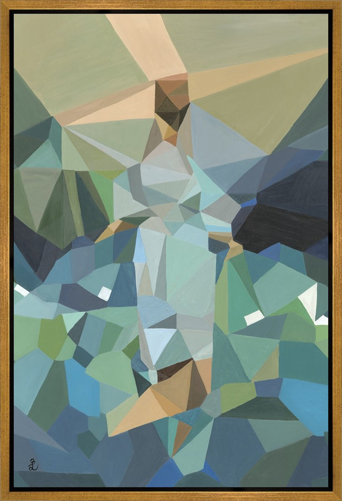 Gallery Wrapped Canvas / 20 X 30 / Gold Float Frame