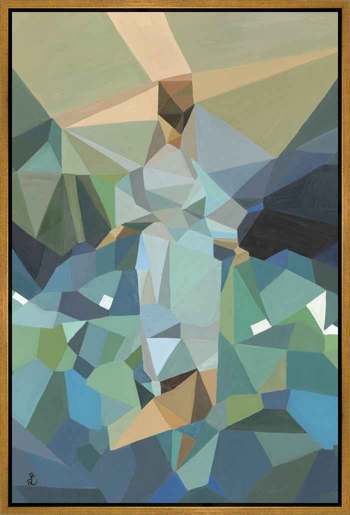 Gallery Wrapped Canvas / 24 X 36 / Gold Float Frame
