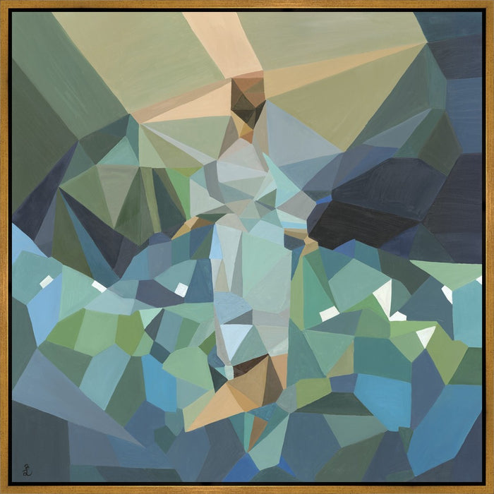 Gallery Wrapped Canvas / 35 X 35 / Gold Float Frame