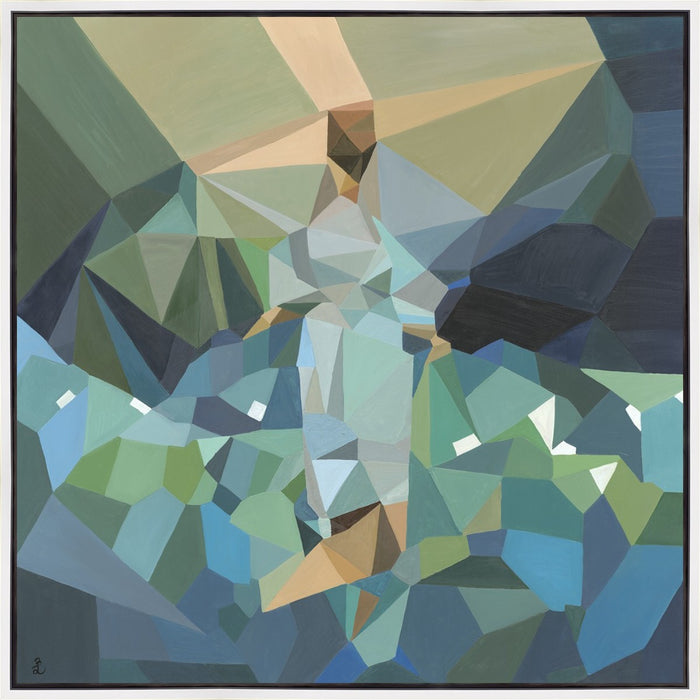 Gallery Wrapped Canvas / 35 X 35 / White Float Frame