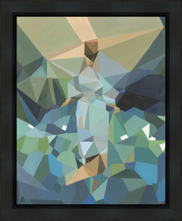 Gallery Wrapped Canvas / 8 X 10 / Black Float Frame