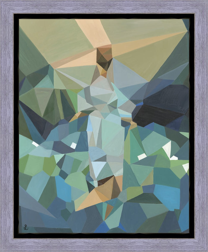 Gallery Wrapped Canvas / 8 X 10 / Silver Float Frame