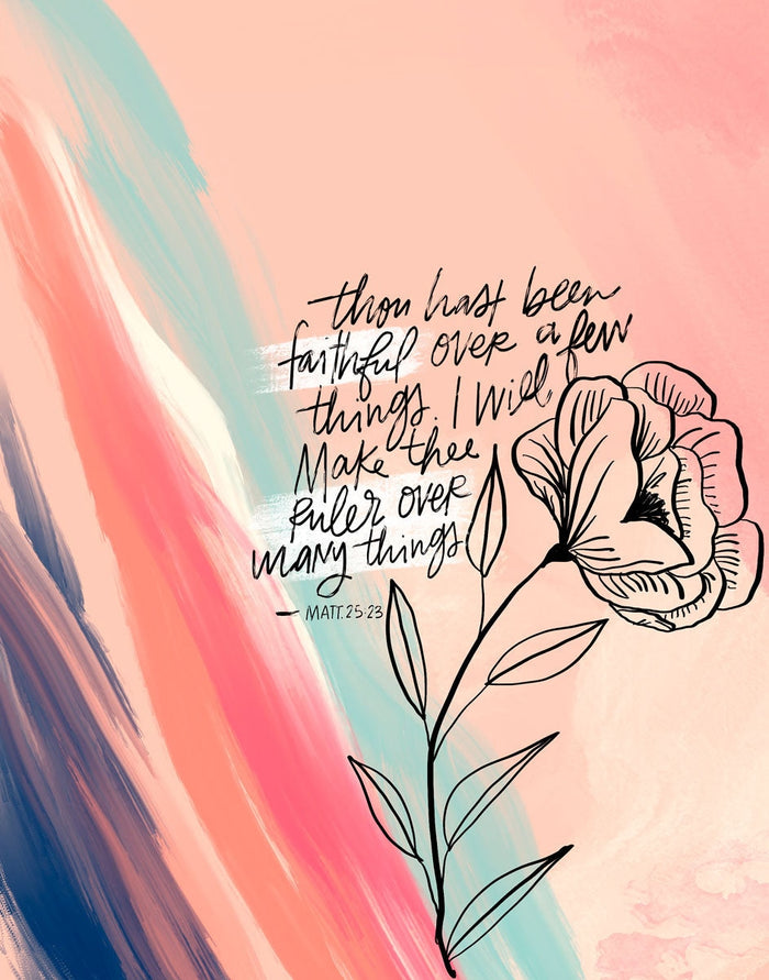 Faithful Open Edition Print / 11 X 14 Only Art