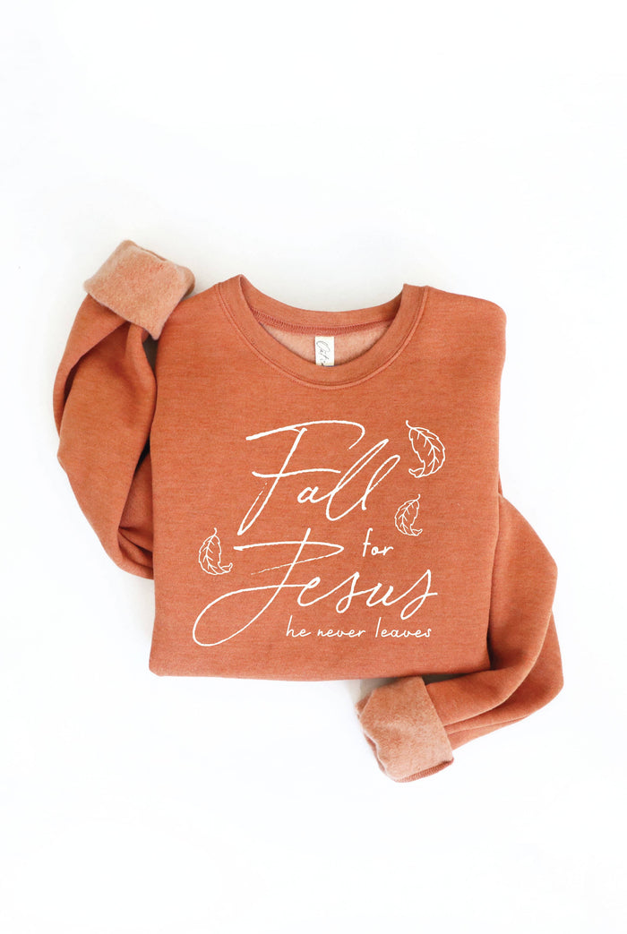 Fall For Jesus- Graphic Sweatshirt
