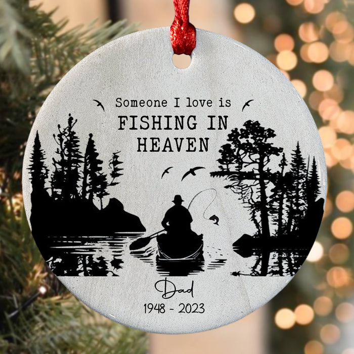 Fishing in Heaven Ornament