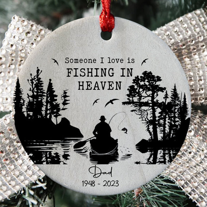 Fishing in Heaven Ornament