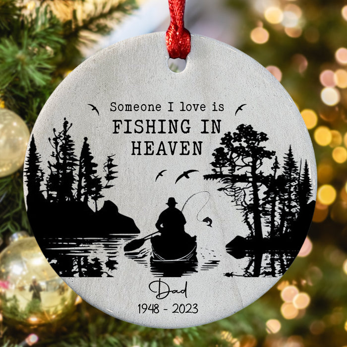 Fishing in Heaven Ornament