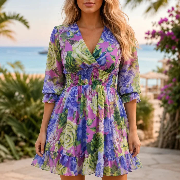 Purple Floral / S