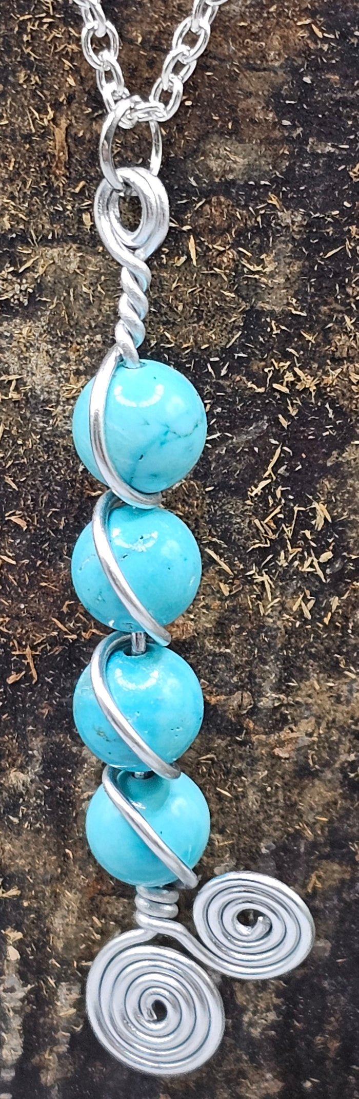 Four Two Blue pendant