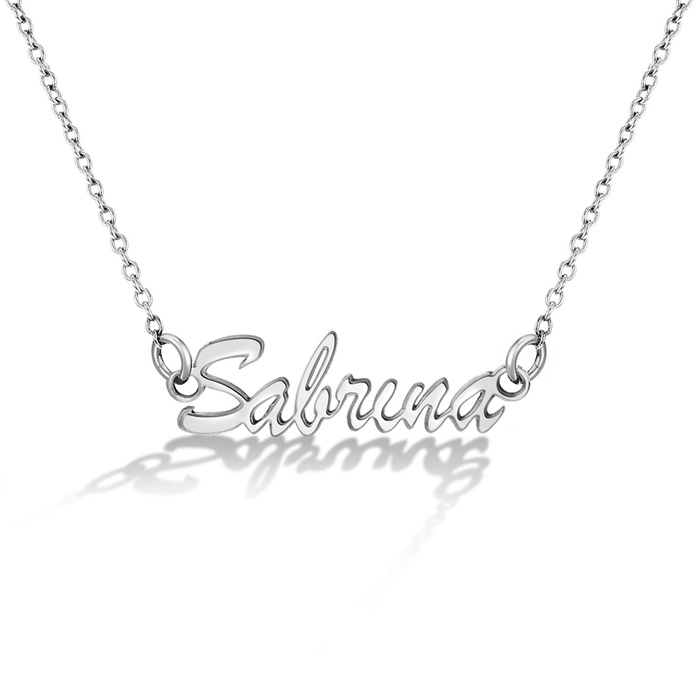 Frolic Custom Name Women's Necklace - Sterling Silver