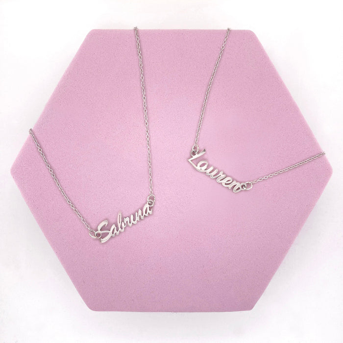 Frolic Custom Name Women's Necklace - Sterling Silver
