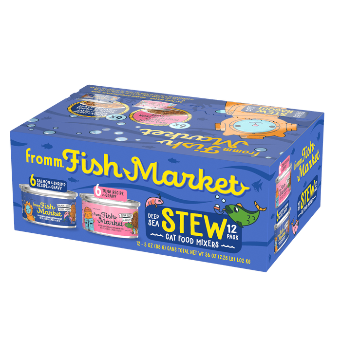 Fromm Fish Market Deep Sea Stew Cat Food Mixers Variety Pack