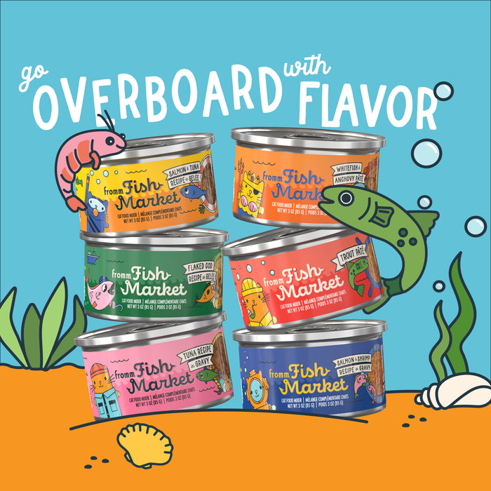 Fromm Fish Market Deep Sea Stew Cat Food Mixers Variety Pack