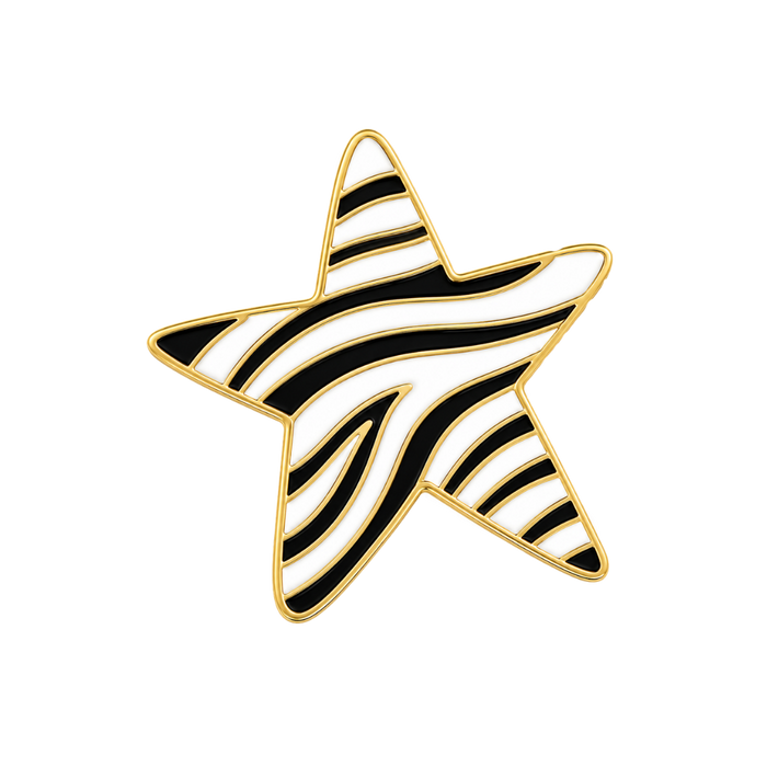 Furei - WILD THING Moodies Charms: Zebra Star