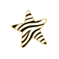 Furei - WILD THING Moodies Charms: Zebra Star
