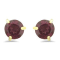 Garnet 5mm Studs
