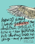 Gathered Open Edition Print / 11 X 14 Only Art