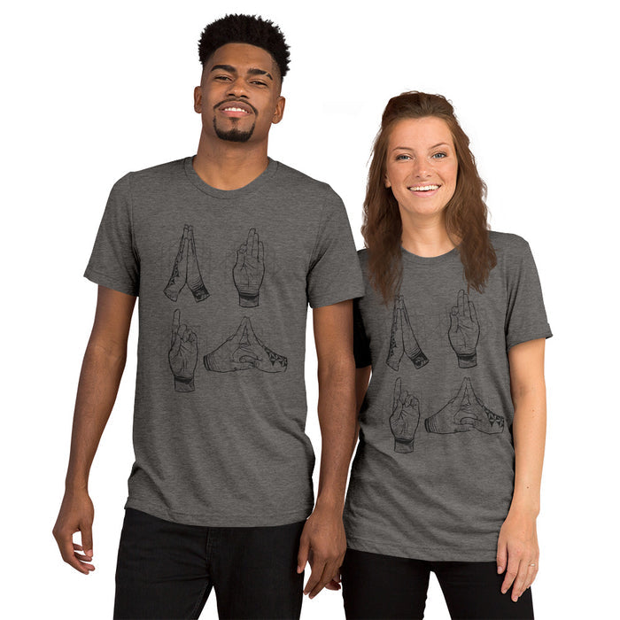 Gianna Hand Mudras-Short sleeve t-shirt