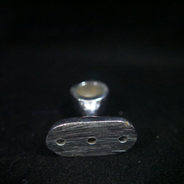 Grab rail end post bottom