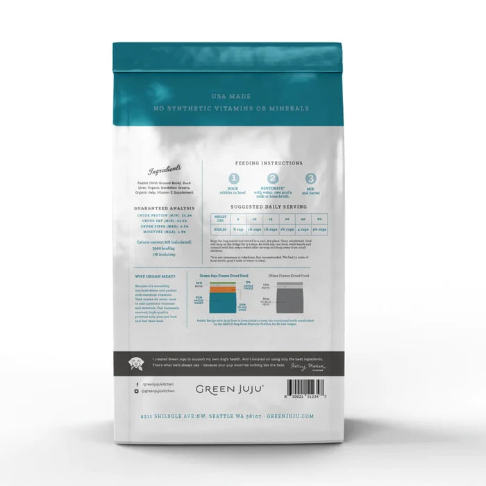 Green Juju Freeze Dried Raw Diet