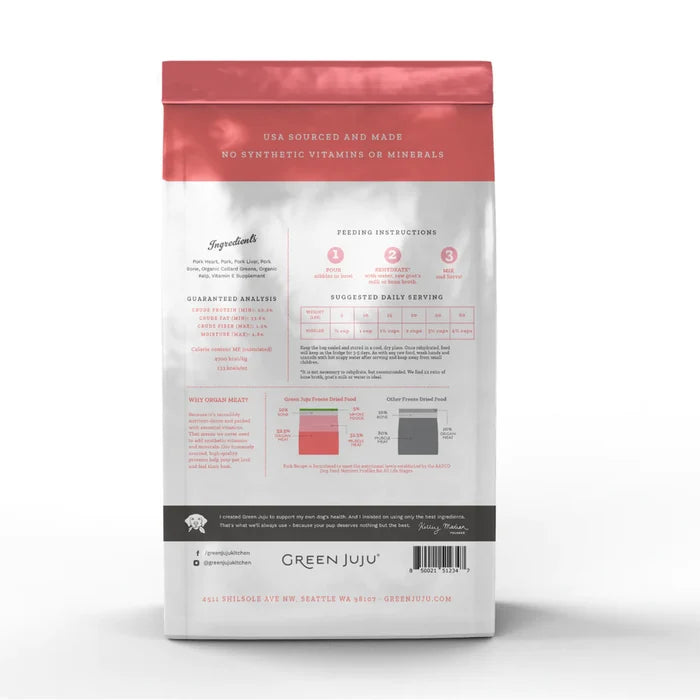 Green Juju Freeze Dried Raw Diet