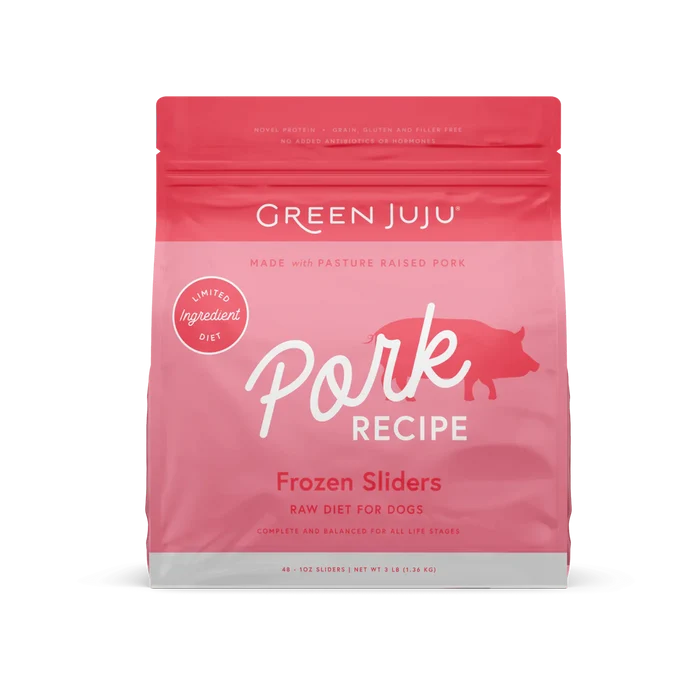 Green Juju Pork Recipe Frozen Patties & Sliders