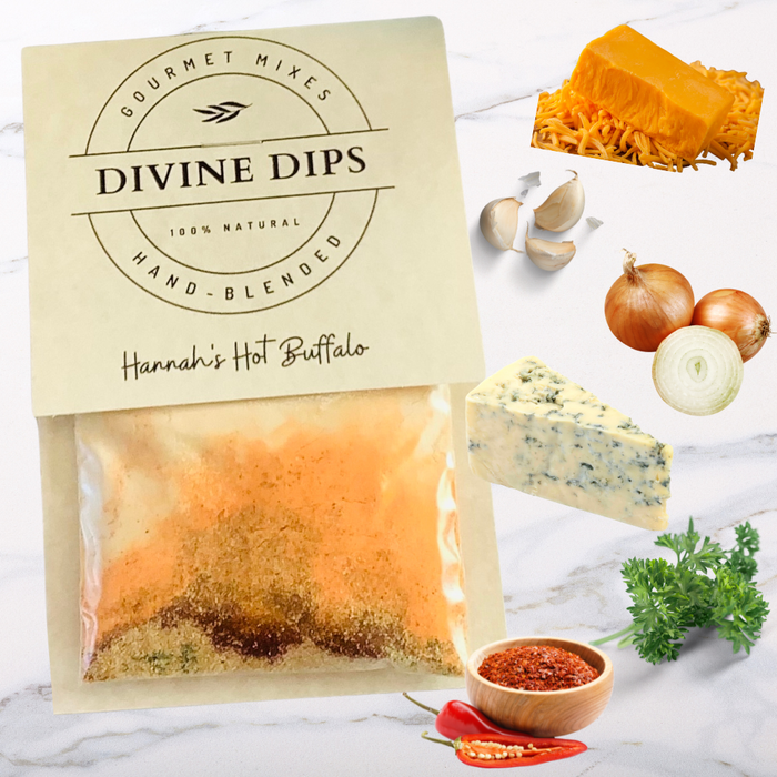 Hannah’s Hot Buffalo- Seasoning Dip Mix & Cheese ball