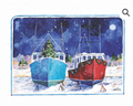 Holidays in the Marina - Onion Hill Greeting Cards - Annapolis Maritime Antiques