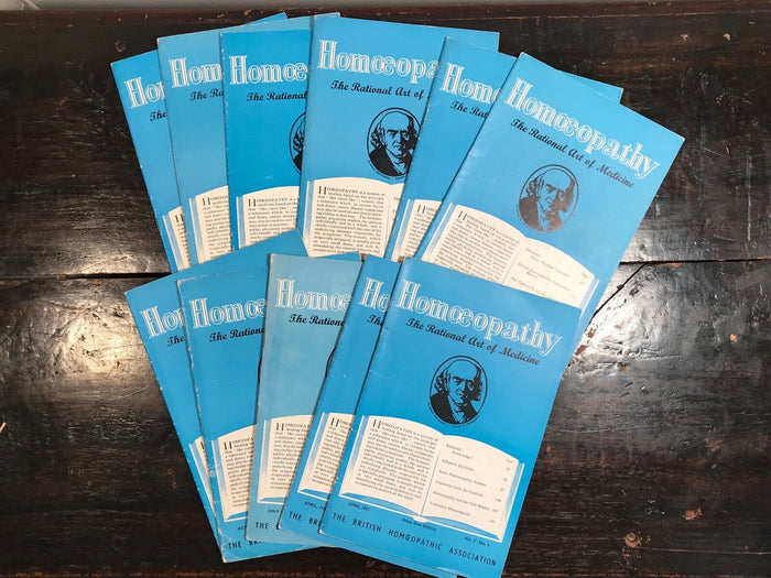 HOMOEOPATHY - BRITISH HOMOEOPATHIC ASSN JOURNALS - 11 Original Journals, 1956-8