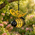 Honeyglow – Solar Bee Garden Light with Amber Glow, Weatherproof Hanging Yard Decor