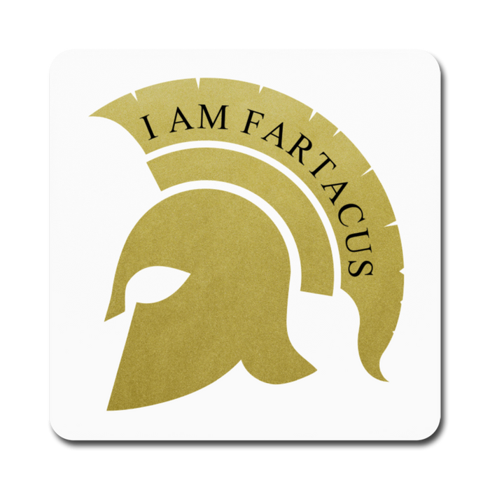 I Am Fartacus Square Magnet - white