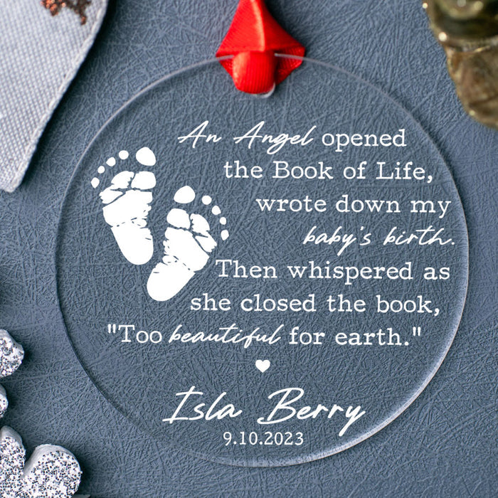 Infant Loss Ornament | Custom Miscarriage Ornament