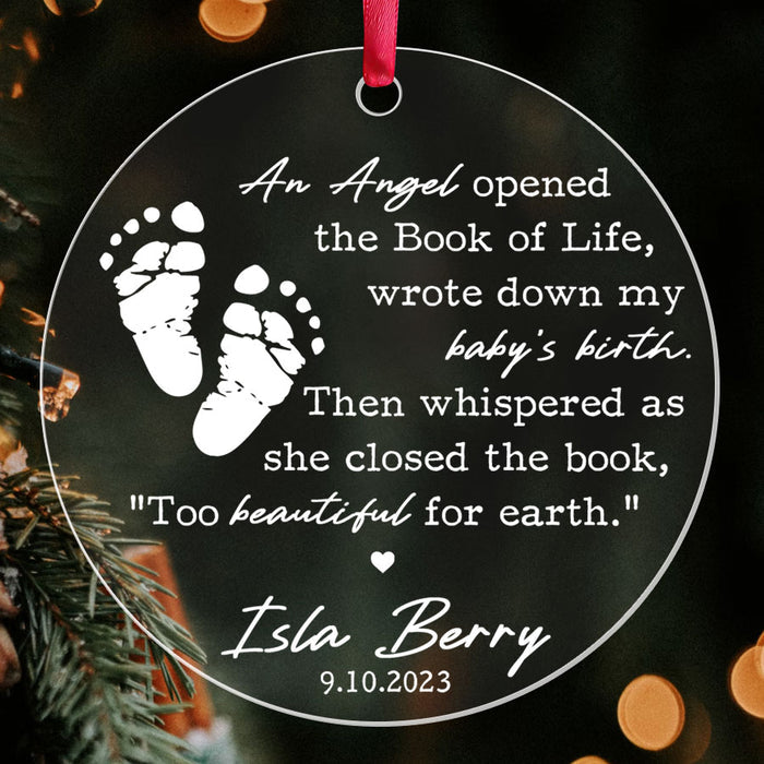 Infant Loss Ornament | Custom Miscarriage Ornament