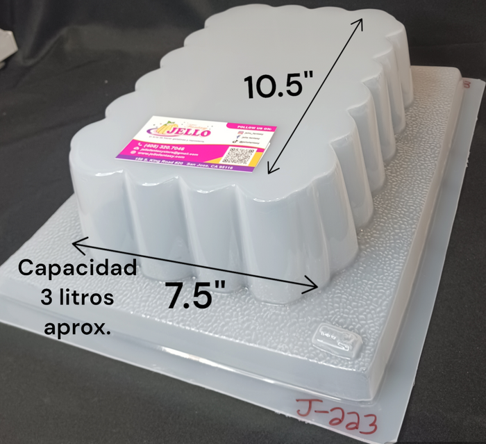 J-223 Molde Jumbo Rectangular ondas