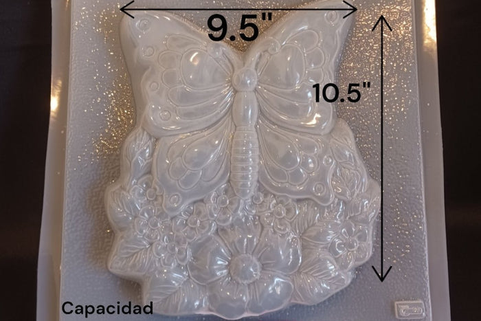 J-920 Molde Jumbo Mariposa con flores