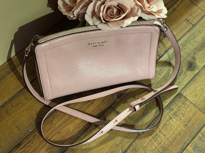 Kate Spade New York Knott Small Leather Crossbody – Light Pink
