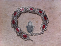 Khmissa Bracelet - Red - Bracelet No_Amp | Moroccan Corridor