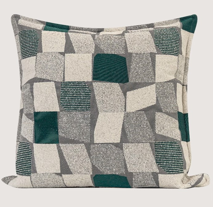 Large Decorative Throw Pillows for Couch, Square Modern Sofa Throw Pillows, Abstract Contemporary Throw Pillow for Interior Design-Paintingforhome