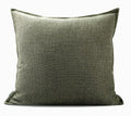 Large Green Square Modern Throw Pillows for Couch, Large Throw Pillow for Interior Design, Contemporary Modern Sofa Pillows, Simple Decorative Throw Pillows-Paintingforhome