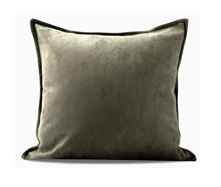 Large Green Square Modern Throw Pillows for Couch, Large Throw Pillow for Interior Design, Contemporary Modern Sofa Pillows, Simple Decorative Throw Pillows-Paintingforhome