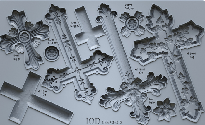 Les Croix IOD 6×10 Decor Moulds™