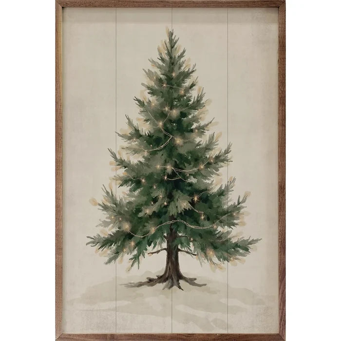 Lighted Pine Tree